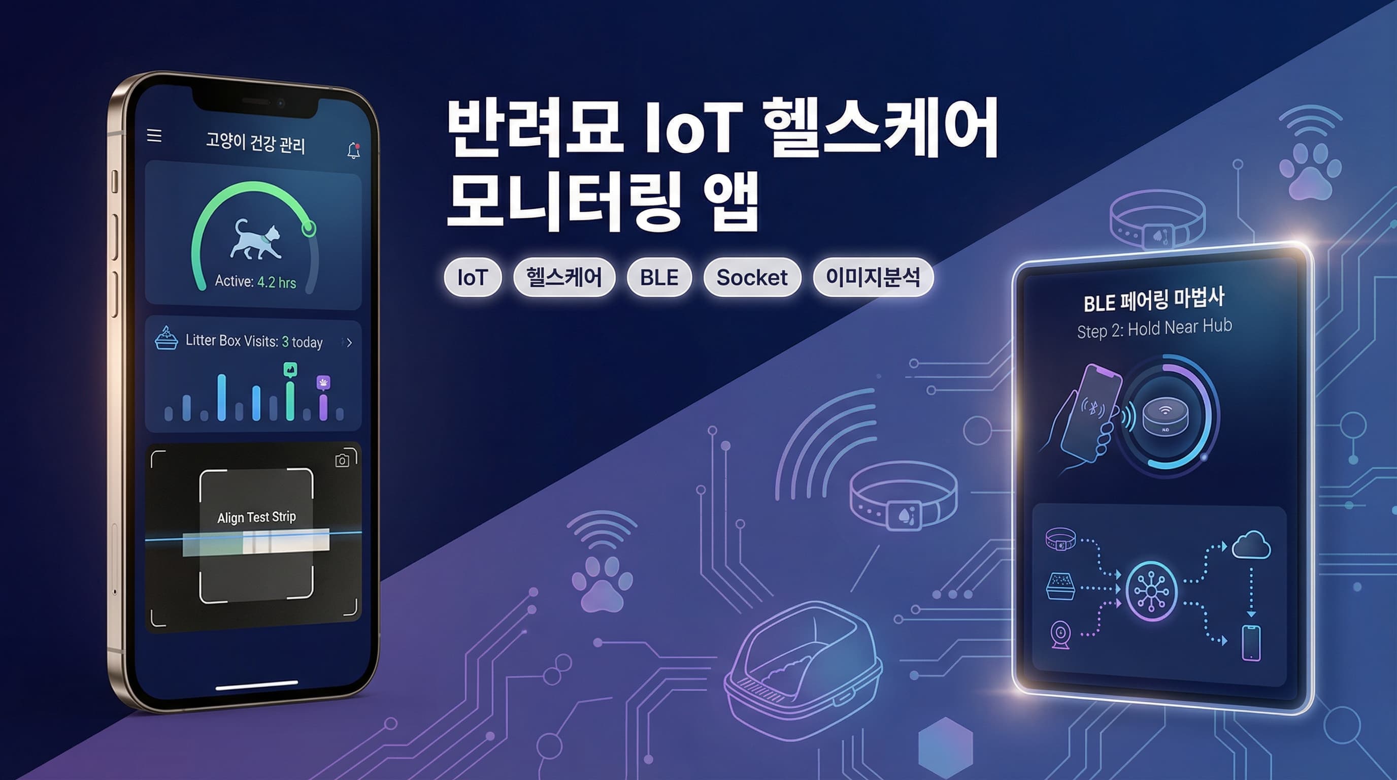 반려묘 IoT 헬스케어 모니터링 앱