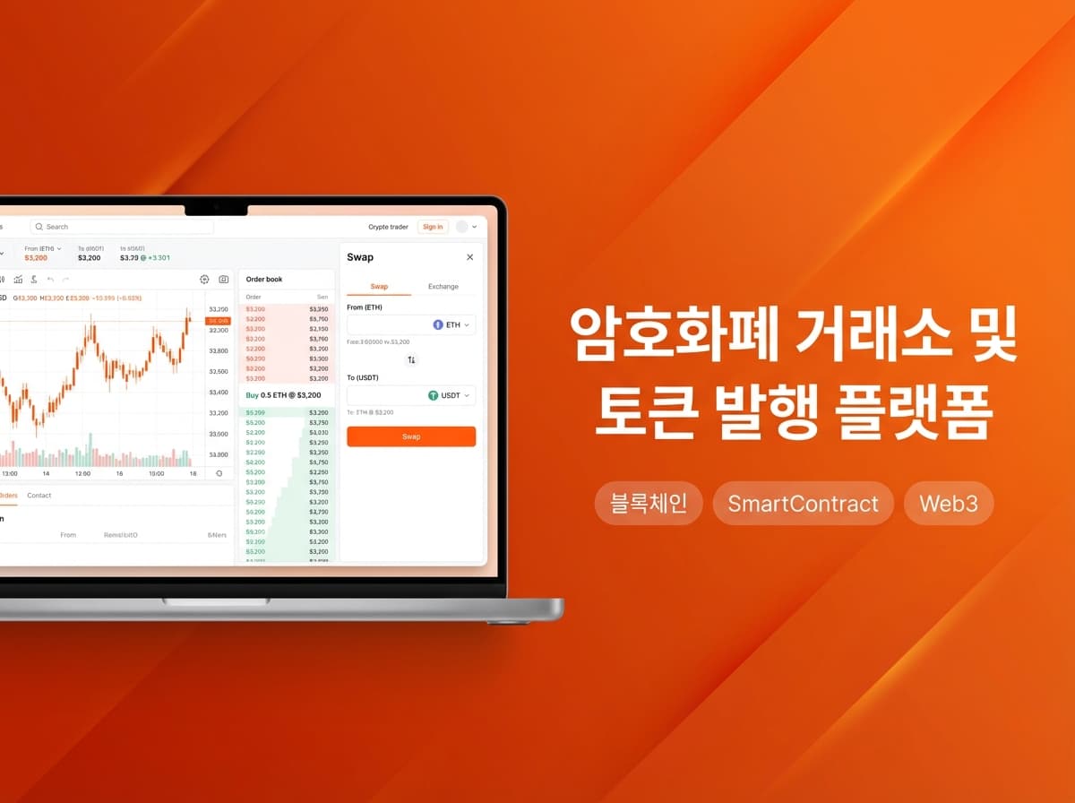 암호화폐 거래소 및 토큰 발행 플랫폼