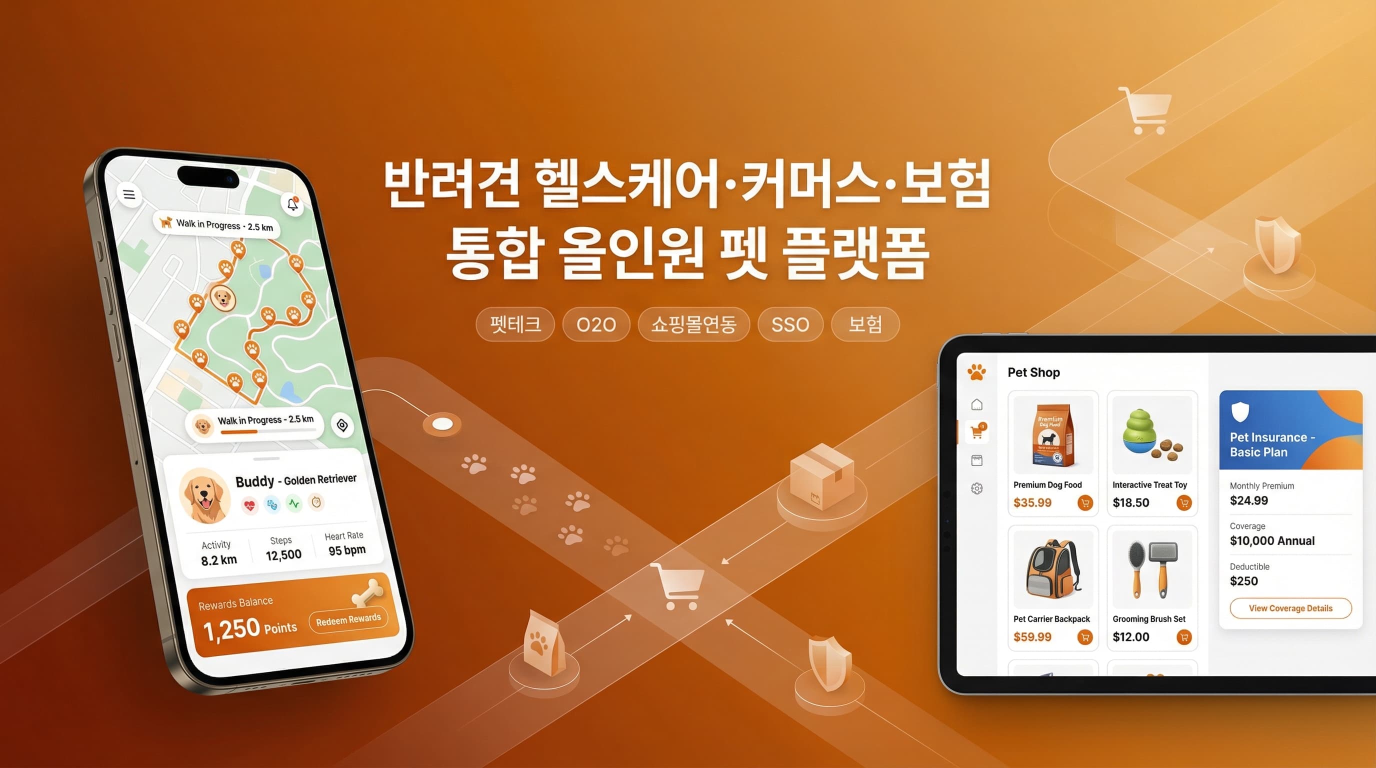 반려견 헬스케어·커머스·보험 통합 올인원 펫 플랫폼