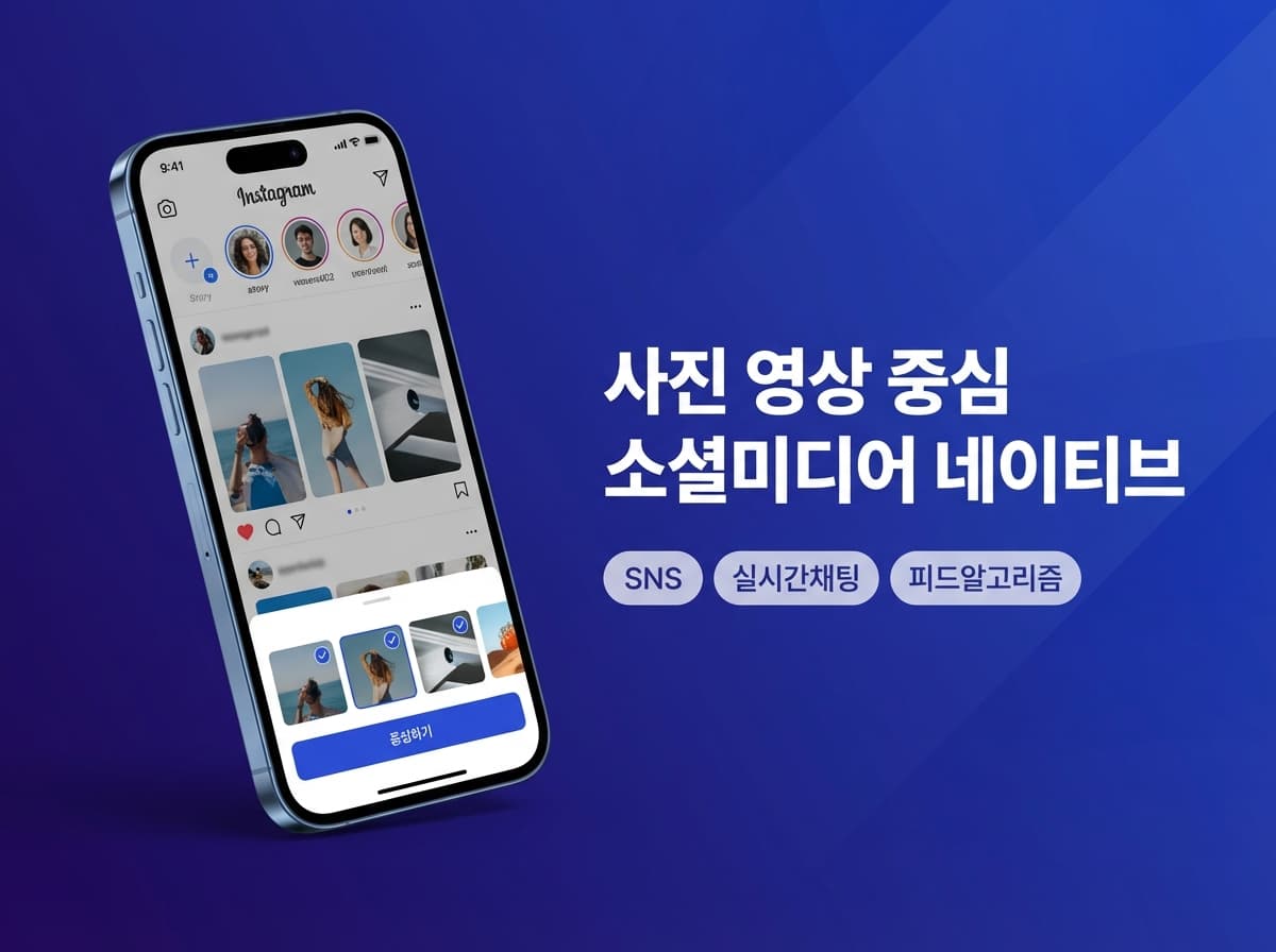 사진·영상 중심 소셜 미디어 네이티브 앱