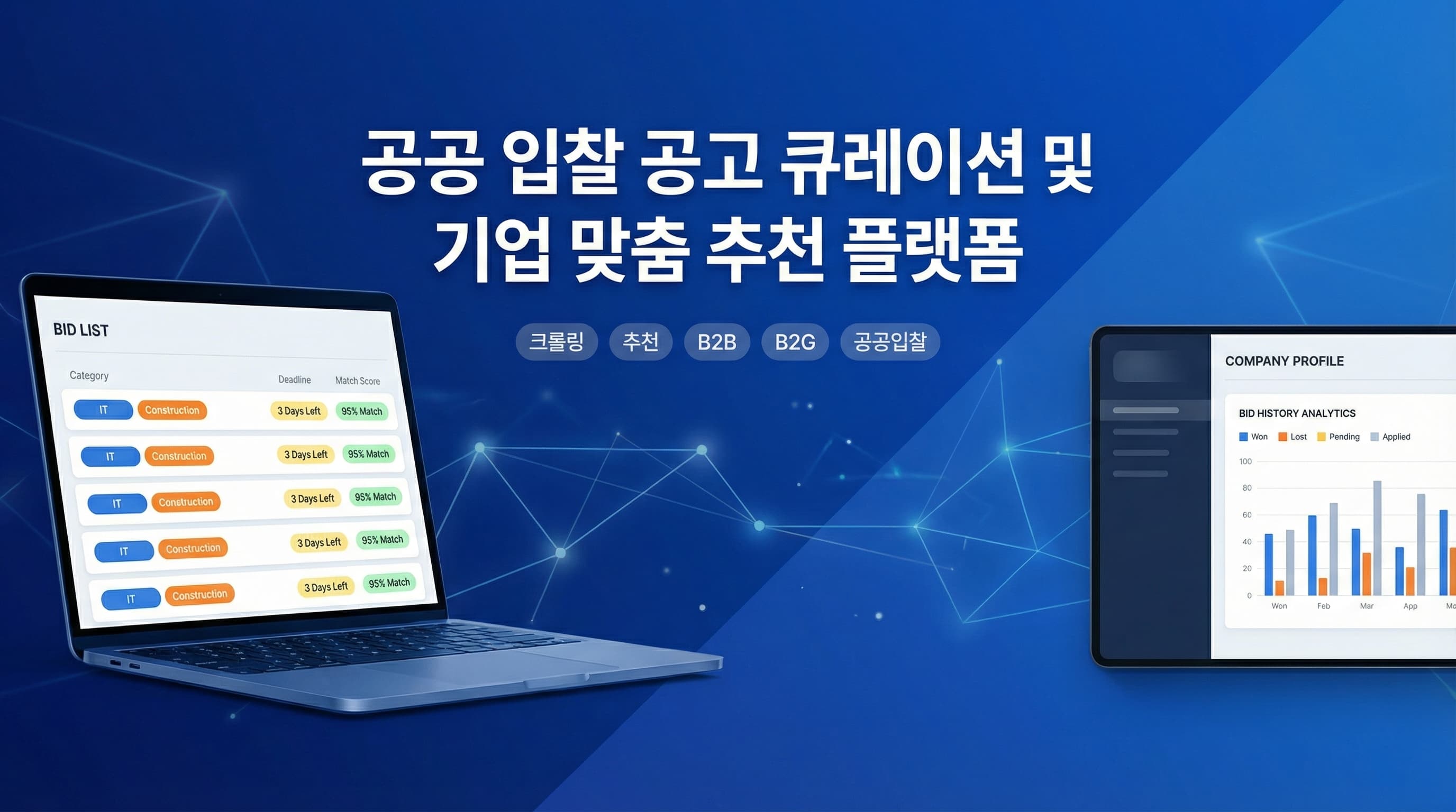 공공 입찰 공고 큐레이션 및 기업 맞춤 추천 플랫폼